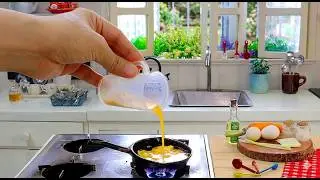 Minifood Cheesy Egg Omelette: создайте свой собственный омлет Fun и Easy Real Cooking Mini!