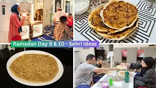 Back to Back Sehri aur no iftari 🤷‍♀️ Mein kahan thi - Meat Roti - Paneer Paratha🌙