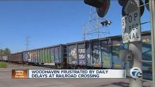 Woodhaven frustrated by daily delays at railroad crossing
