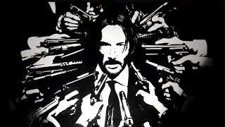 John Wick 3 Spray Paint Stencil Art