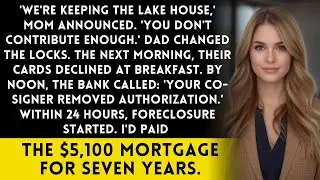 Parents Said 'This Is Our Lake House' - I've Been Paying The $5,100 Mortgage Since 2018