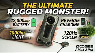 DOOGEE V Max 2 Pro Review – Massive Battery, 120Hz Screen, 1000lm Light & More!