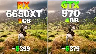 RX 6650 XT vs GTX 970 - Test in 8 Games
