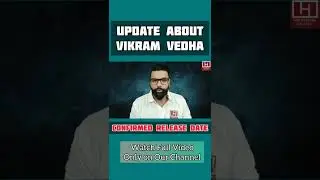 Vikram Vedha Update || Release Date Confirmed || Hrithik Roshan || Saif Ali Khan || Radhika Apte