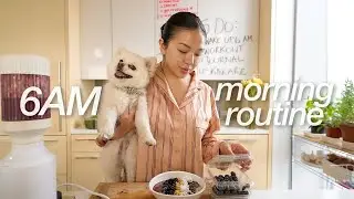 my 6AM &ldquo;hot girl&rdquo; morning routine in NYC! healthy & productive habits, self care