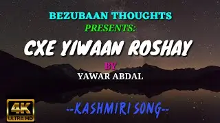 CXE YIWAAN ROSHAY || YAWAR ABDAL || FULL LYRICAL KASHMIRI SONG || HD 4K
