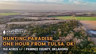 LAND FOR SALE: 160 Acres +/- of Prime Oklahoma Hunting Land | Just 1 Hour from Tulsa!