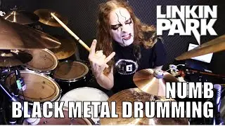 NUMB - Linkin Park - Black metal drumming