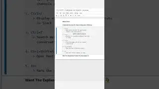 Master Slack: 5 Essential Shortcuts for Team Collaboration Efficiency #Slack #Collaboration