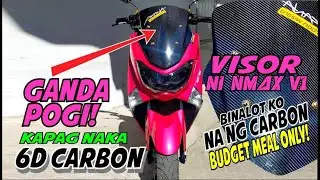 nmax  visor / Installed Carbon 6D