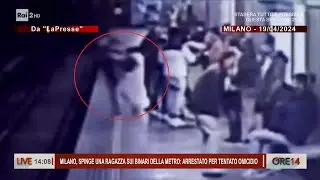 Milano, spinge una ragazza sui binari della metro. Arrestato un uomo - Ore 14 del 22/04/2024