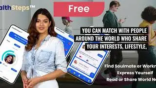 Healthsteps An app like X but better share, interact and match