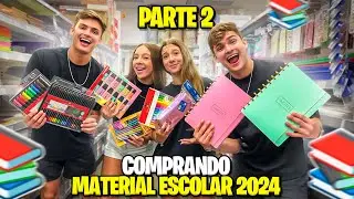 COMPRANDO O MATERIAL ESCOLAR 2024 DAS NOSSAS IRMÃS! •Irmãos Scribel•