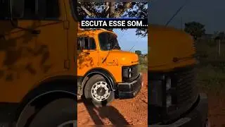 MB 1113 BOIADEIRO SOLTANDO O SOM DO 352A #muri&ccedil;oca #caminh&atilde;o #chofer #boiadeiro #mb1113 #diretao
