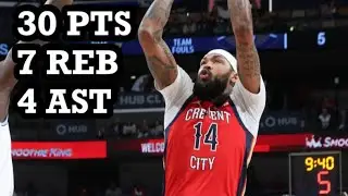 Brandon Ingram 30 pts, 7 reb, 4 ast Highlights vs. Timberwolves (2023-24)