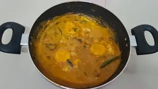 உடைத்து ஊற்றிய முட்டை🥚குழம்பு செய்வது எப்படி/ Easy and tasty Egg 🥚 drop curry