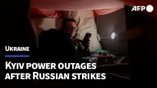 Kyiv residents cope with winter power outages after Russian strikes on energy infrastructure | AFP