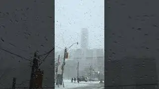 Driving Through Snow in Toronto ❄️ Canada Winter Life 🇨🇦 @touhidulhasan97 