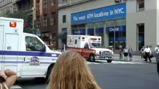 Two Ambulances Meet at Intersection Code 3