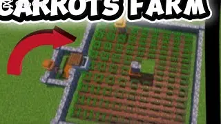 Easy carrots farm minecraft vanilla