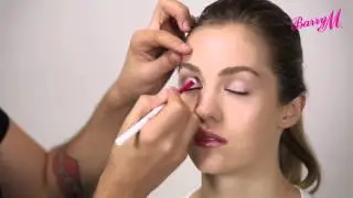 How to use Barry M's Super Natural Eyeshadow Palette with Adam Burrell