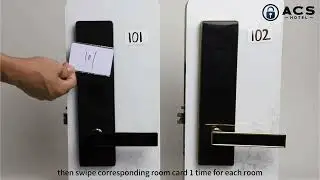 How to Program Hotel Door Lock in Prousb Hotel Card System? |  ACSHotel D8-M1Hotel Lock System Guide