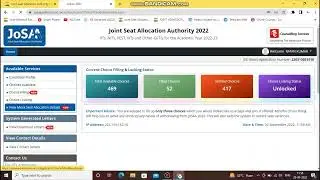 my josaa mock seat round 2 result || jee 2022 || josaa 2022