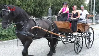 La premiazione delle carrozze con cavalli - Samone 2023