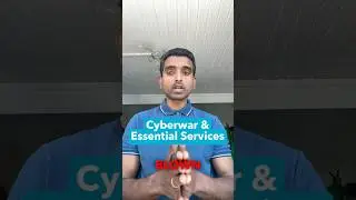 Cyberwar & Essential Services #NationalDefence #IndiaOnAlert #EmergencyServices #operationsindoor