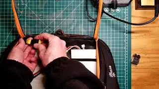 Heated radio/transmitter glove, made by Hyperion.