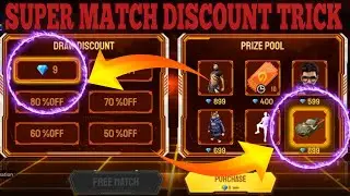 FREE FIRE SUPER MATCH DISCOUNT 9 DIAMOND||FREE FIRE SUPER MATCH DISCIUNT TRICK||SUPER MATCH EVENT FF