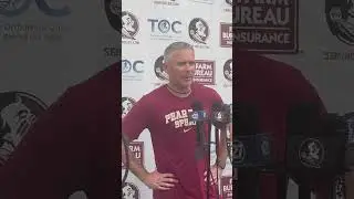 FSU Football | Mike Norvell recaps FSU&rsquo;s first fall camp practice