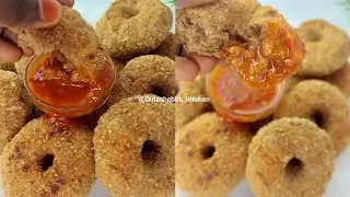 JINSI YAKUPIKA DONASI ZA KUKU TAMU SANA/CHICKEN DONUTS #ramadan #snacks