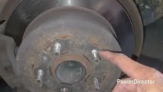 DIY | Removing and Replace Rear Wheel Studs on 2008 Toyota Sienna