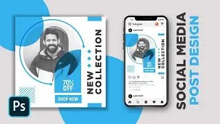 Social Media Post Design Ideas | Modern Jacket Post Photoshop Design | Photoshop Guru