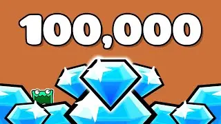 100,000 Diamonds | Geometry dash 2.11