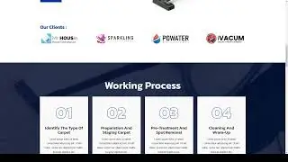 Doclean - Carpet Cleaning Services Elementor Template Kit company cleaning services