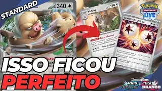 Slaking ex SEGUE MELHORANDO! Consist&ecirc;ncia perfeita | Gameplay Pok&eacute;mon TCG Live