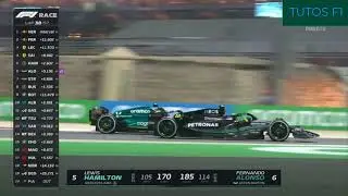 ALONSO VS HAMILTON LEGENDARY OVERTAKE TURN 10 GP BAHREIN 2023