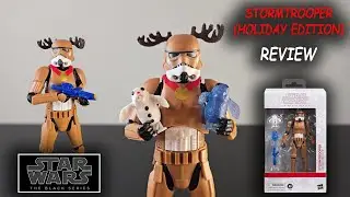 Обзор фигурки штурмовика (праздничное издание) из серии Star Wars Black Series.