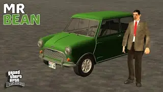 MR BEAN mod (skin + car) for GTASA ANDROID