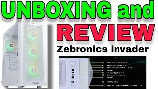 zebronics invader new launch gaming cabinet || zebronics new launch gaming unboxing #rgbcabinet