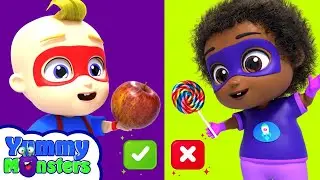 Lollipop Song + More Yummy Monsters  Kids Songs & Nursery Rhymes
