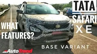2021 Tata Safari XE  Base Variant Features Revealed Ahead Of Launch - Better than Hector Plus Style?