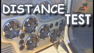 Yu-Kong Distance Test w/ 6 Sets Of OXYGEN Audio Speakers & MB Quart 4 Channel Car Amplifier