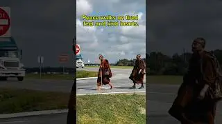 Meeting the Monks Walking from Texas to Washington DC | A Powerful Peace Walk Moment