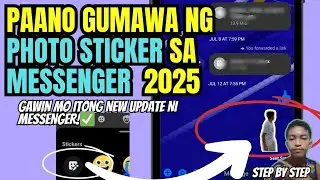 PAANO GUMAWA NG PHOTO STICKER SA MESSENGER
