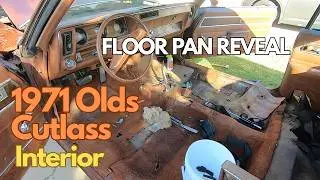 Let's tear into the interior on 71 Cutlass and rip out the carpet and fix some things on the dash