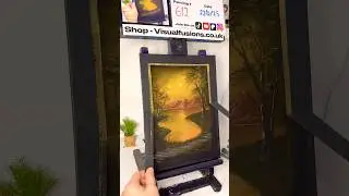 Satisfying Gold leaf painting