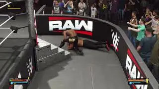 WWE 2K25 - Carmelo Hayes vs Roman Reigns 